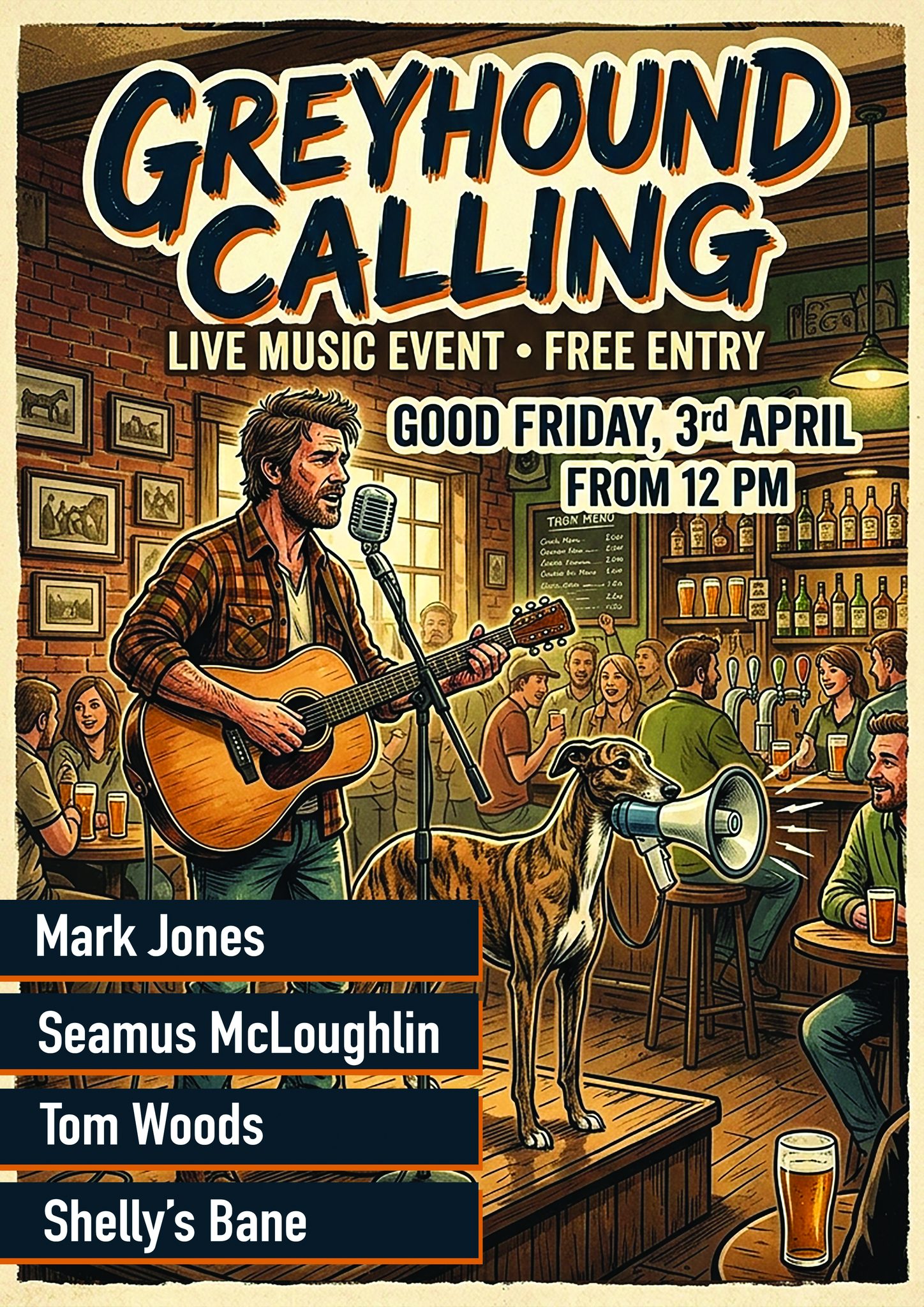 Greyhound Calling - music festival - April 2026